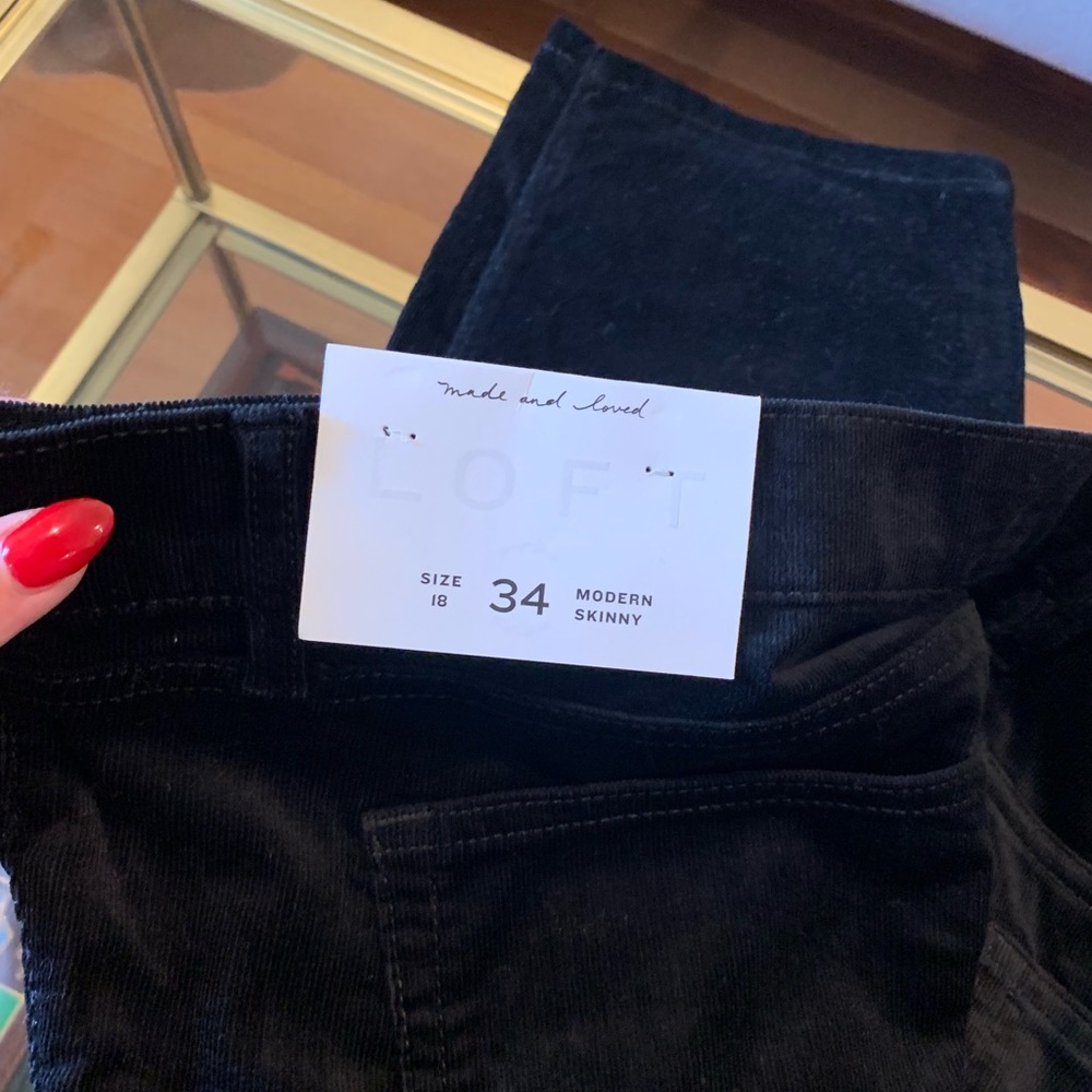 Loft Corduroy Blank Pants Sz 18